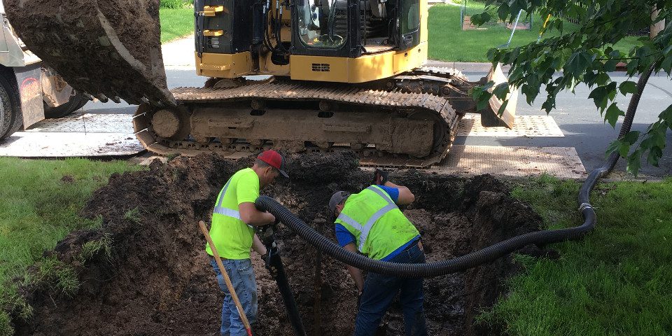 Storm sewer pipe repair